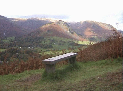 Helm Crag from the bench