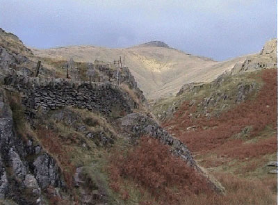 Path around Butter Crag with Great Rigg in the distance