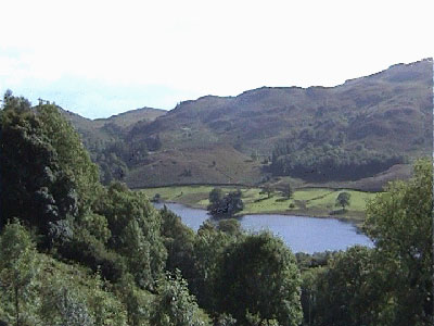 View back across to Rydal Water