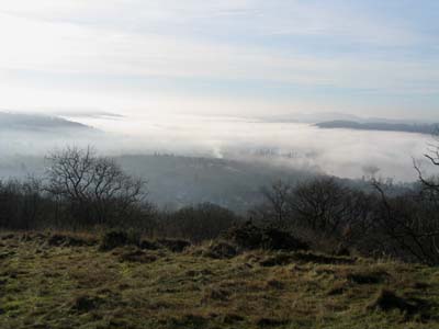 Windermere with low lying mist