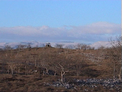 Looking back towards the Mushroom from the triangulation point