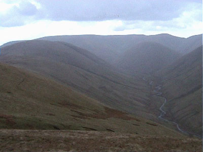 Further views back up to the Calf